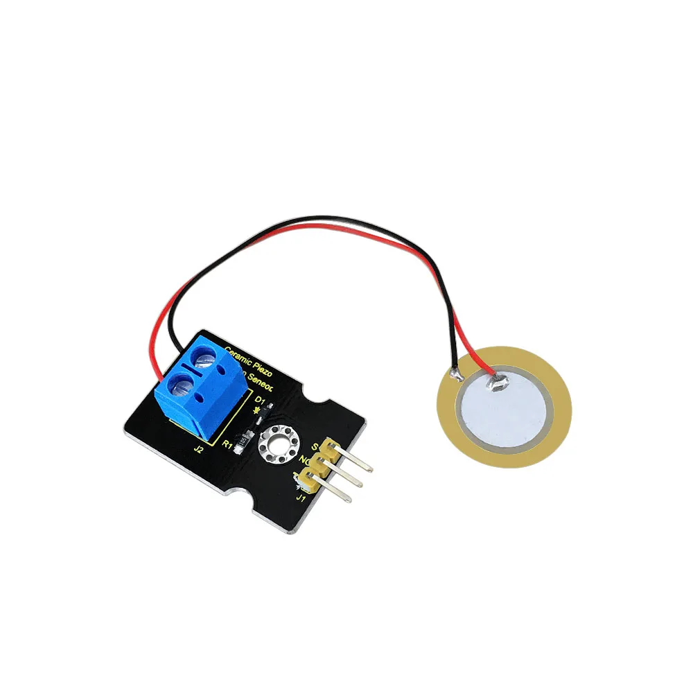 Keyestudio аналоговый пьезоэлектрический керамический датчик вибрации для Arduino|sensors