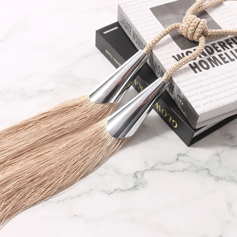 2 шт./пара щетка для занавесок подхваты штор с бахромой кисточками на ремне