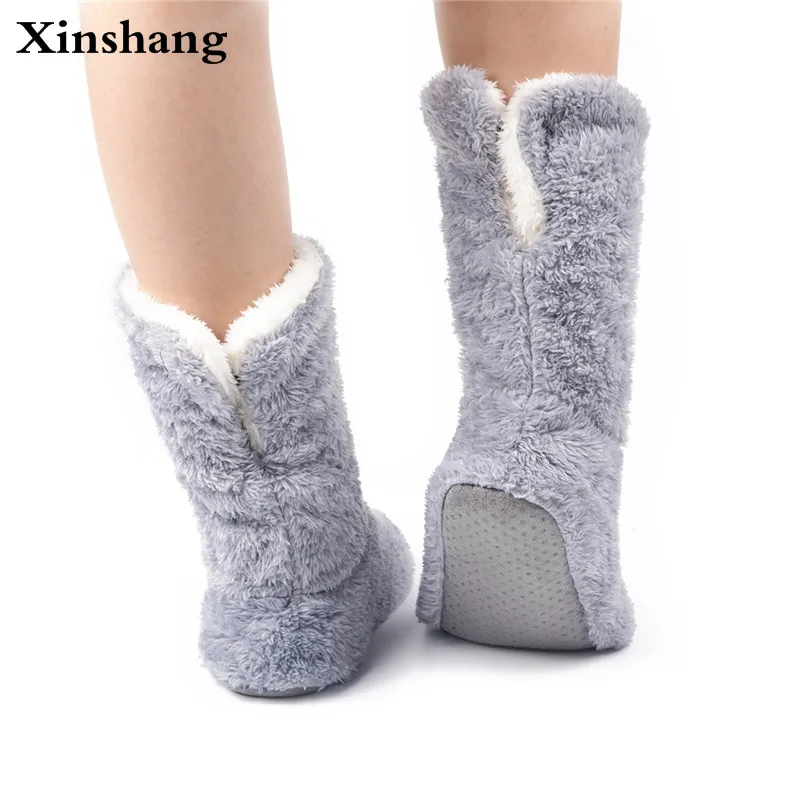 Xinshang/Женская плюшевая домашняя обувь домашние тапочки из кораллового флиса