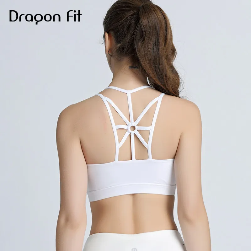Женский спортивный бюстгальтер Dragon Fit с пуш-ап | Спорт и развлечения
