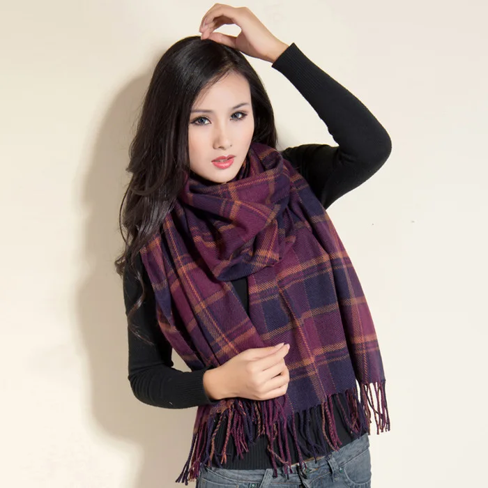 2016 Корейская версия Зимний новый кашемировый шерстяной шарф шаль женские зимние