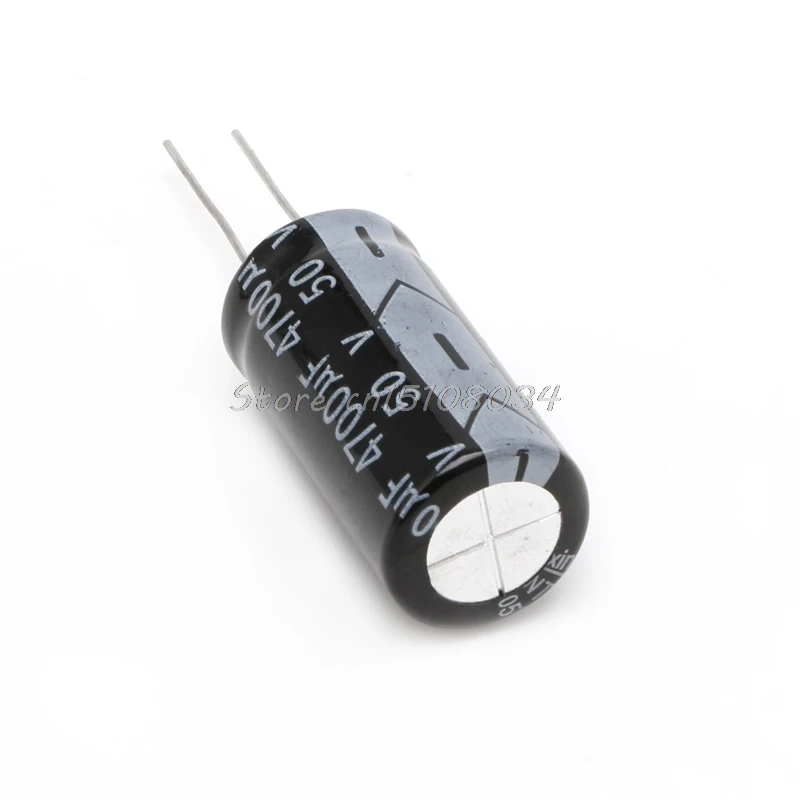 2Pcs 50V Aluminum Electrolytic Capacitor 105 Degree 4700uF Dimension 18*35mm G08 Whosale&DropShip|Индукторы| |