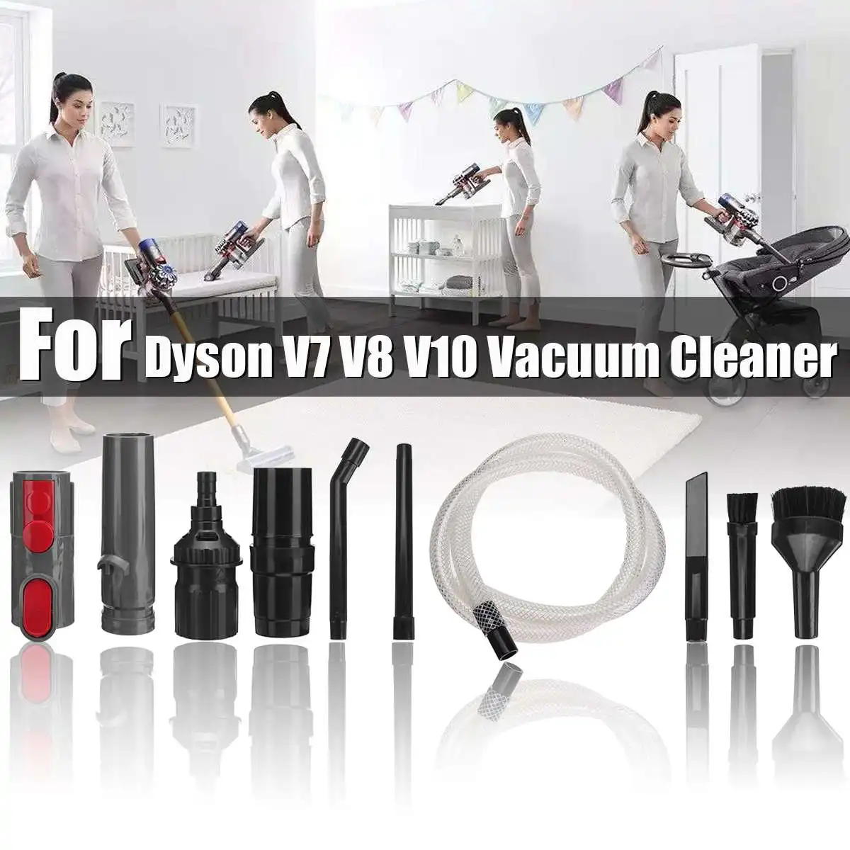 Аксессуары для Dyson V7 V8 V10 Запасные детали пылесоса щетки инструменты дополнения