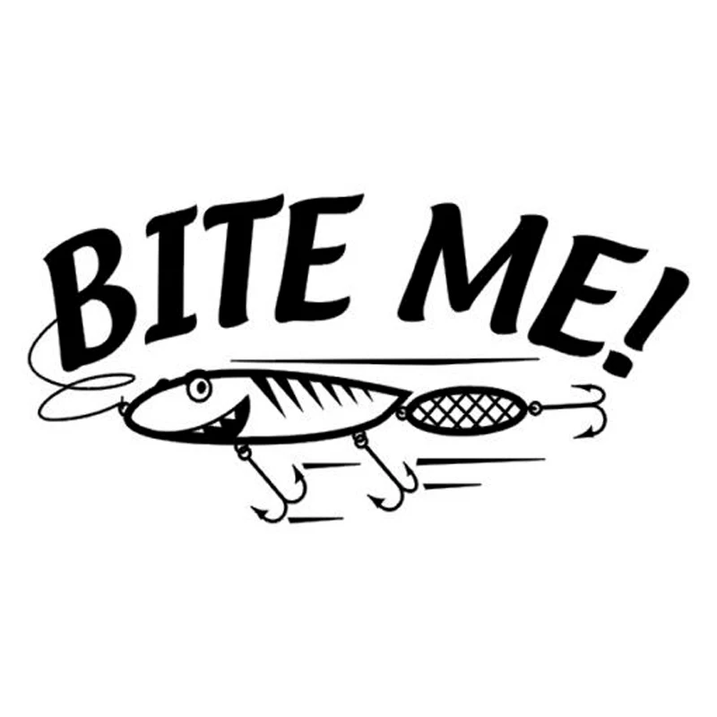

35cm Bite Me Vinyl Decal Decor Car Styling Car Sticker