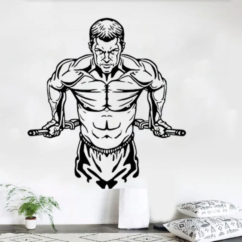 Настенная Наклейка в тренажерный зал фитнес-наклейки мотивация цитаты