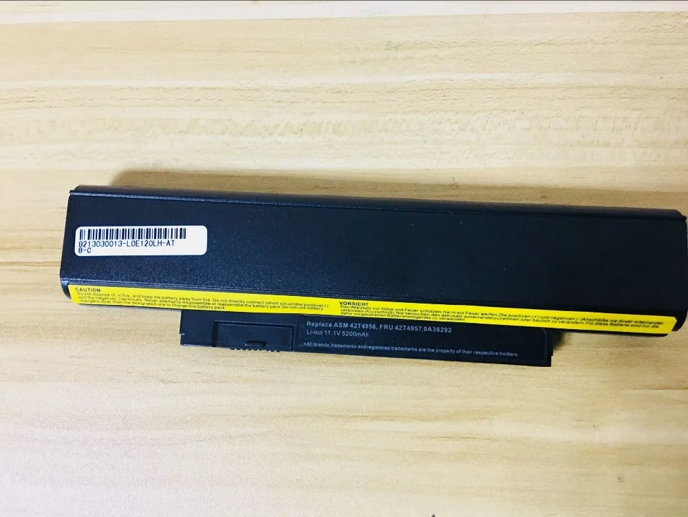Аккумулятор для LENOVO ThinkPad X121e X130e X131e X140e Edge E120 E125 E130 E135 E145 E320 E325 series 11 1 В 5200 мА · ч |