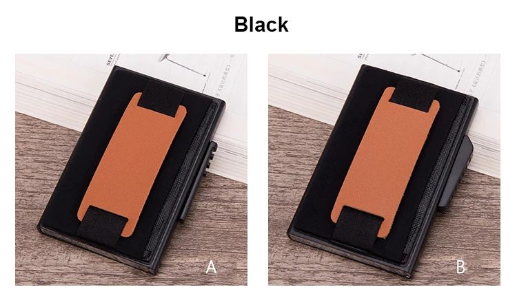 BISIGORO металлический корпус для карт мода RFID Блокировка держатель для карт Простой Высококачественный кошелек Повседневный многофункциональный кошелек для монет