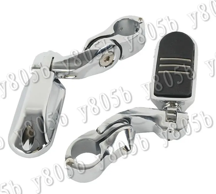 Хромированные подножки для Honda Shadow Spirit Saber Aero ACE Steed VLX 400 600 1100 DLX VTX1300 32 мм 38