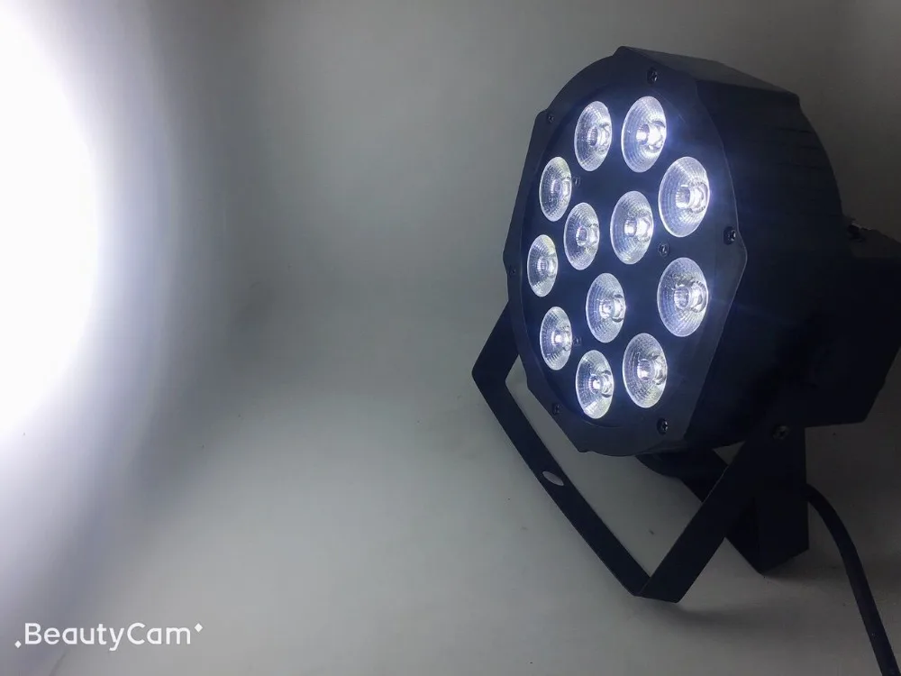 CREE RGBWA UV 12x18 Вт светодиодный плоский SlimPar Quad Luce 6в1 светодиодный DJ мыть Освещение сцены DMX luce делла лампада 6/10 channes