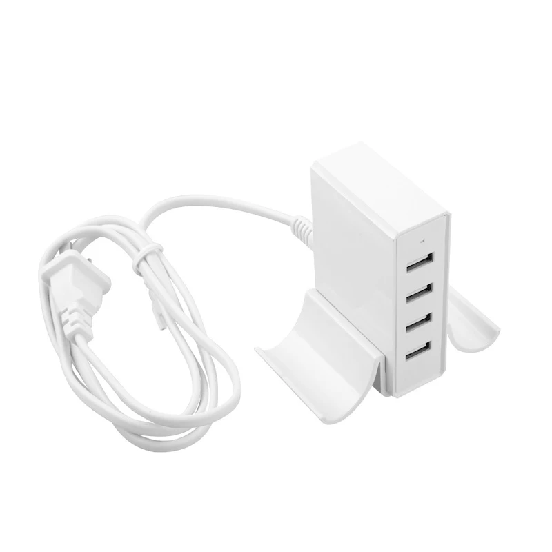Зарядное устройство для путешествий USB 5V 2.4A 4USB порт быстрая зарядка для iPad samsung Xiaomi Huawei смарт-телефон настольная подставка адаптер питания