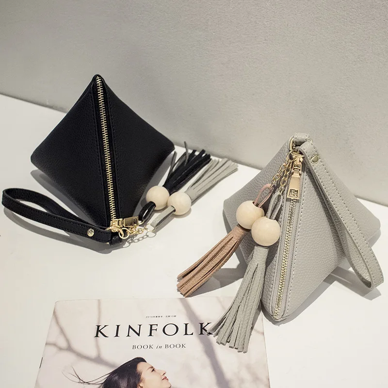 Модные однотонные Для женщин клатч из искусственной кожи Уникальный Дизайн