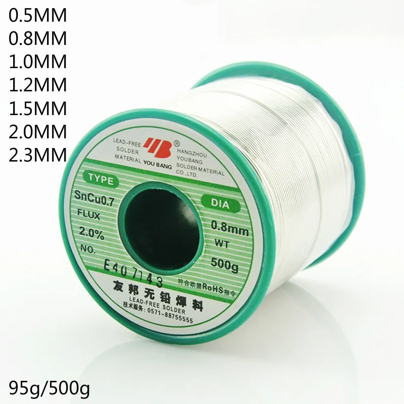 

Бессвинцовый припой без припоя, высокоактивный, экологически чистый припой с канифольным сердечником, проволока 0,5 0,8 мм, Оловянная проволо...