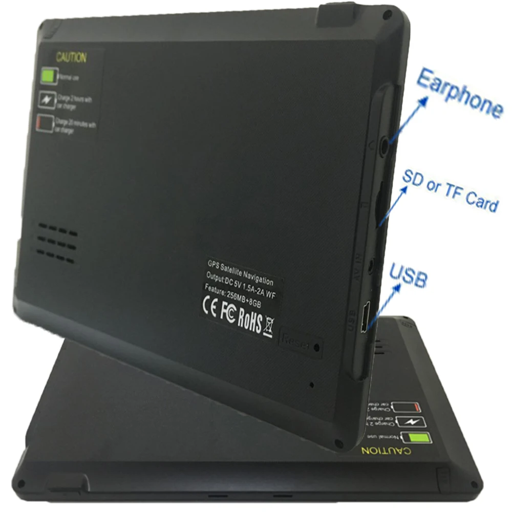 Автомобильный GPS навигатор 7 дюймов HD FM Bluetooth голосовая Автомобильная