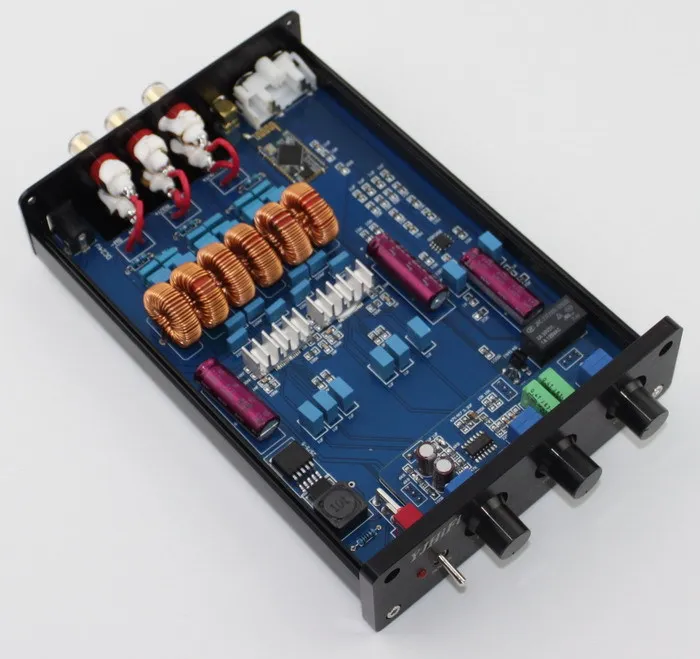 

DC24V 3A Class D digital amplifier TPA3116 2.1+ Bluetooth 4.0 digital amplifier (100W +2 * 50W)