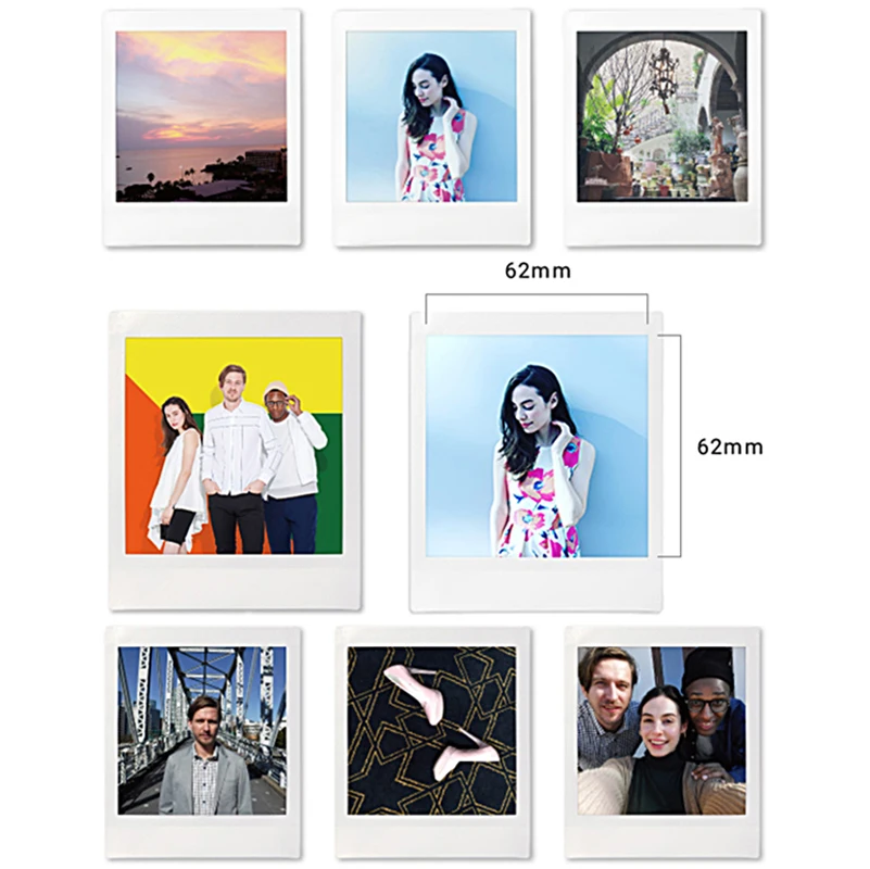 Fujifilm Instax Share SP-3 Smartphone Photo Printer + Fuji Square White Edge Instant Film for iOS Android | Электроника