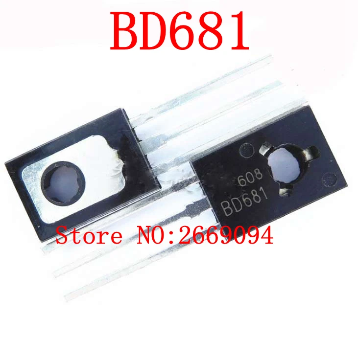 100 шт./500 шт./1000 шт. BD681A BD681 BD682A BD682 TO 126 NPN PNP 80 в 4A TO126 силиконовый триодный