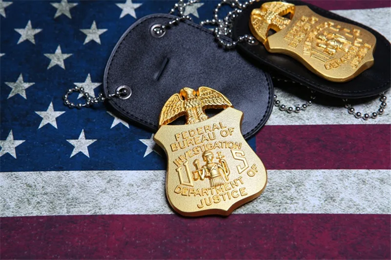 Из искусственной кожи универсальный Badgeholder полицейский значок детектива