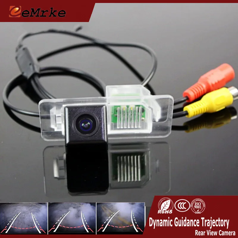 

EEMRKE For BMW X1 X3 X5 X6 2 3 4 5 Series 14 2015 CCD Car Rearview Parking Camera Tracks Camera With Dynamic Guidance Trajectory