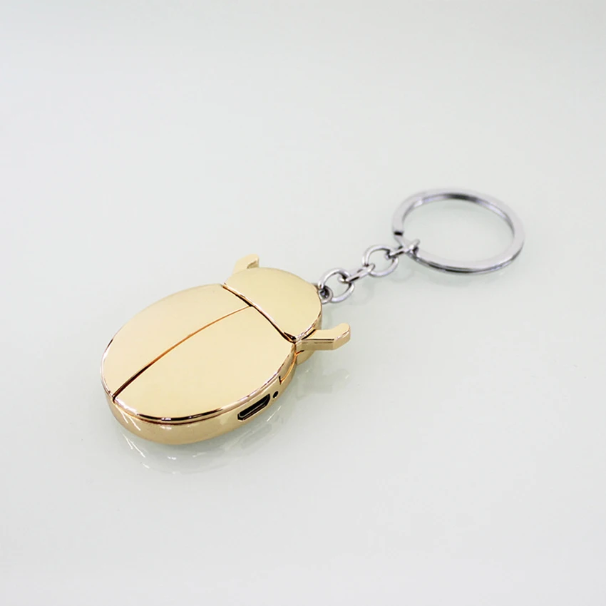Творческий Жук Форма USB зажигалка брелок зажигание сигареты электронный