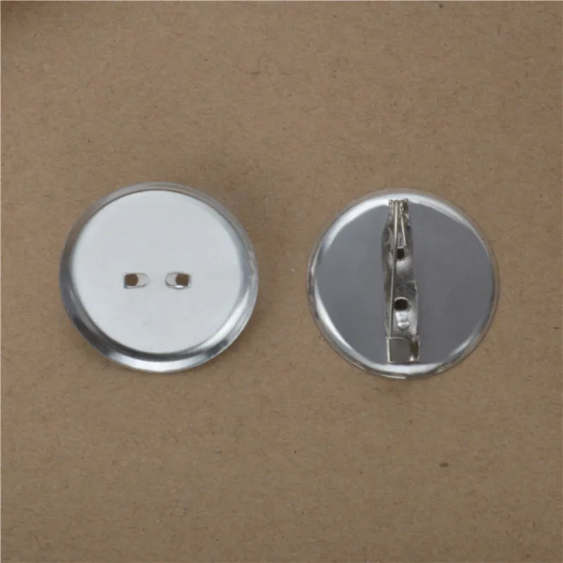 Металлическая круглая брошка в форме диска 50 шт./лот аксессуары для ювелирных