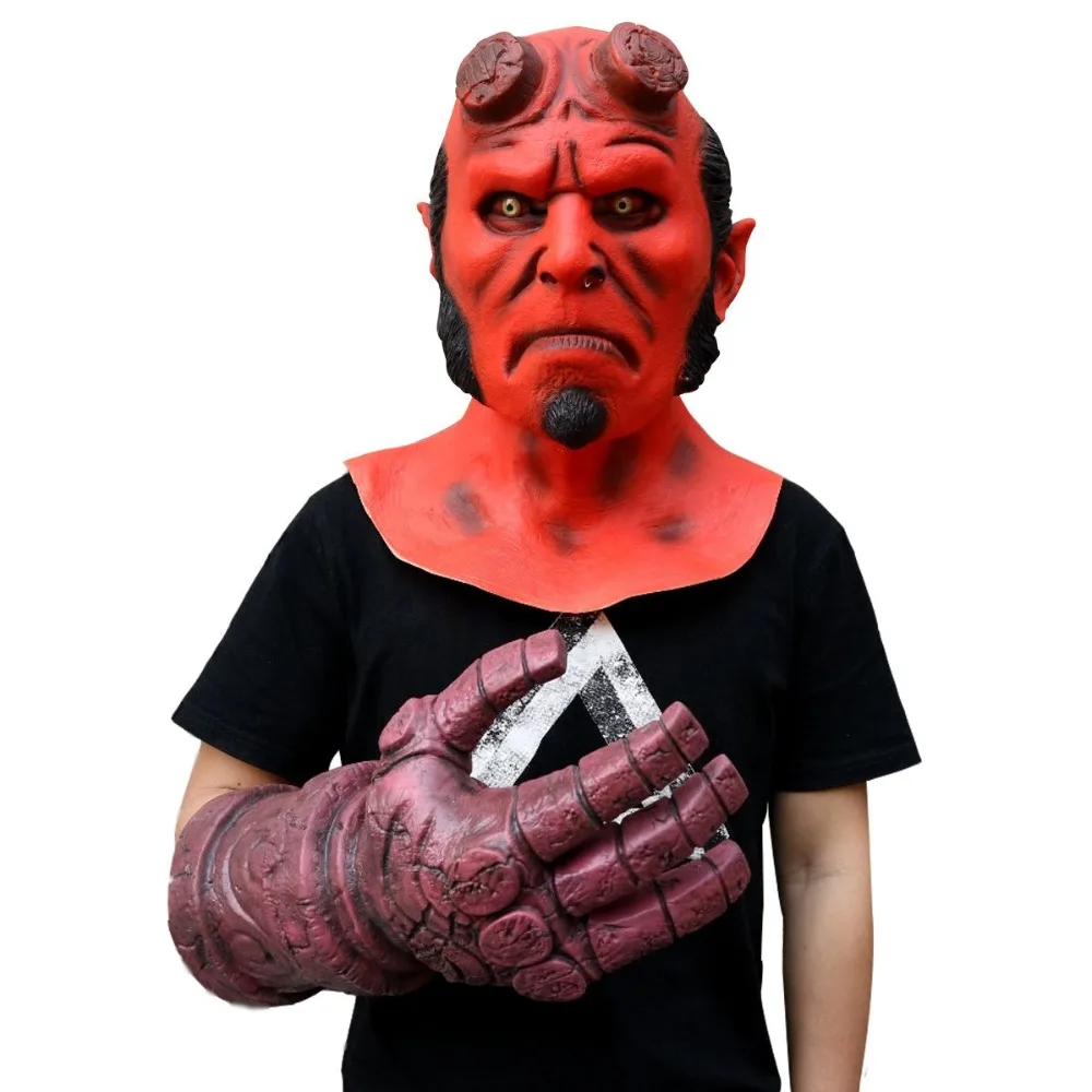Маскарадная маска Hellboy для костюмированной вечеринки королевы быка Роговая из