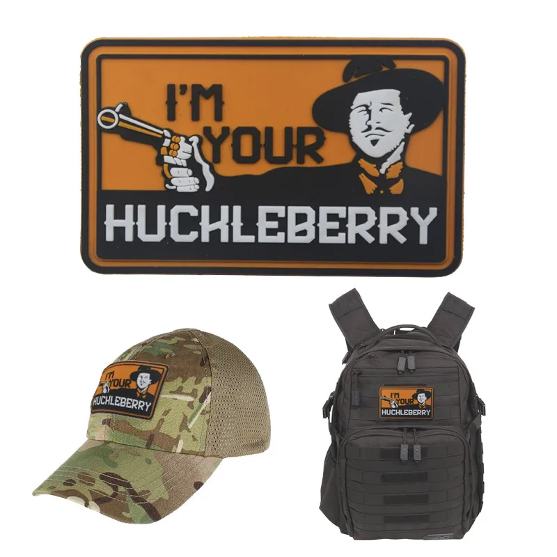 Забавные военные нашивки I 'm your huckleberry тактический армейский значок сделай сам