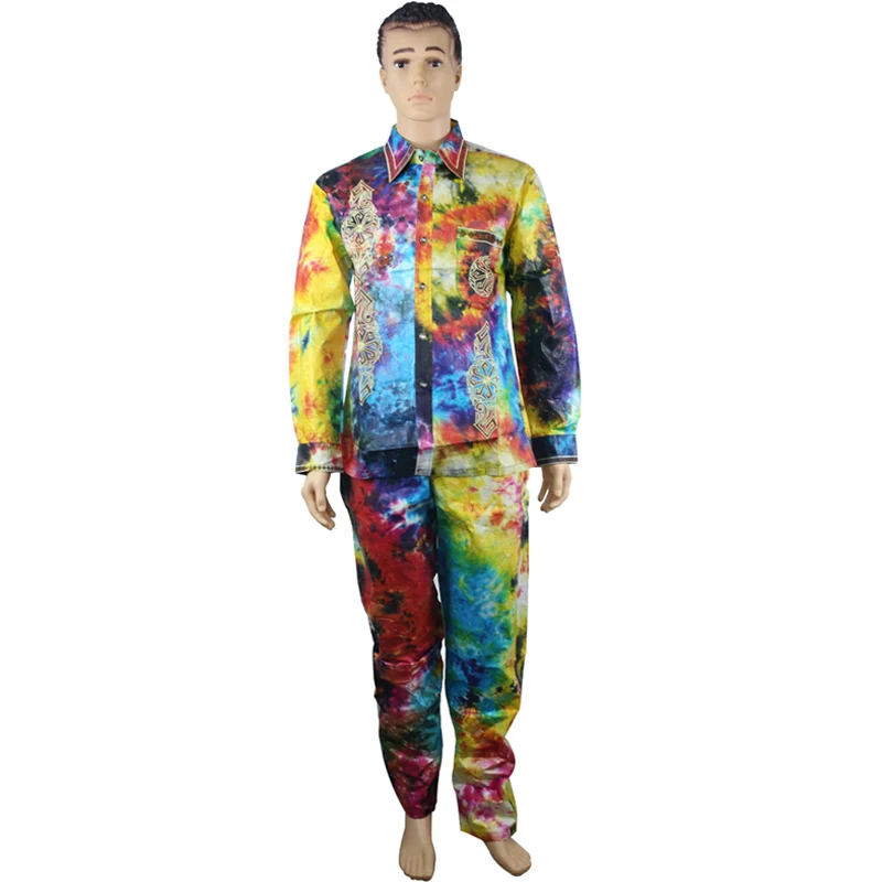 MD african clothes for men shirt male embroidery cotton tops 2019 men's clothing dashiki shirts without pant | Тематическая