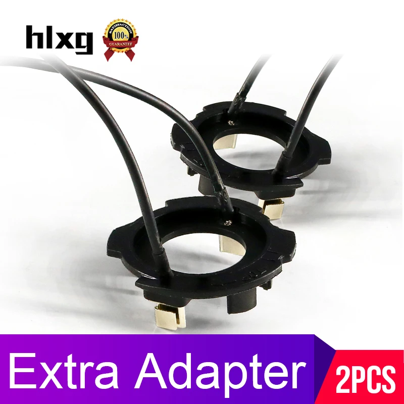 HLXG 2 шт. H7 led гнездо для фары адаптер бас Volkswagen golf 5 старого Sagitar держатель VW golf5