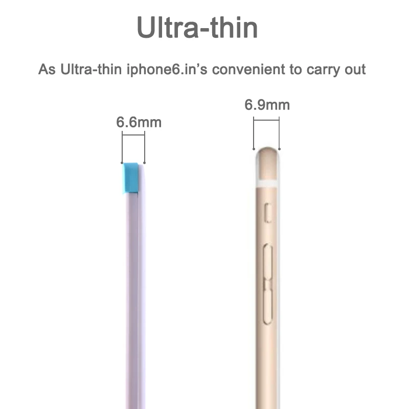 Ultra Thin 3000mAh Portable Power bank Charger Backup External Battery Mobile Bank For xiaomi iPhone 6/6s/ 7 /8 plus | Мобильные