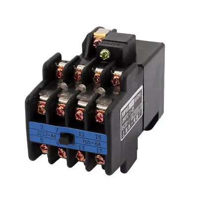 Напряжение катушки AC 220 В Ith 6A 4NO + 4NC вспомогательное реле контактора JZ17 44|Реле| |