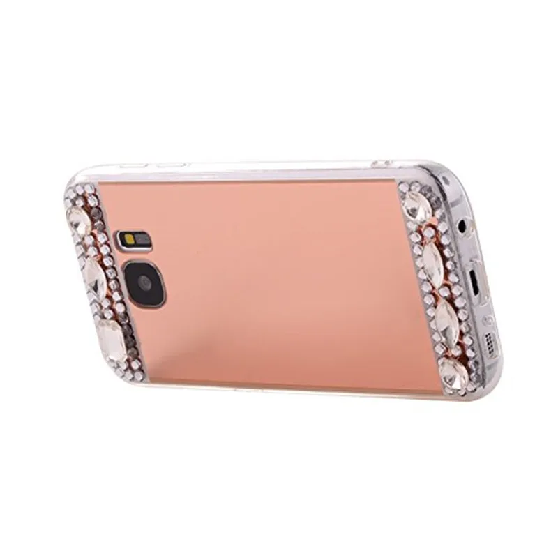 Роскошный 3D Алмазный зеркальный чехол для Samsung Galaxy S10 5G S9 S8 S7 S6 Edge Plus J1 J3 J5 J7 2016 A3 A7 A5