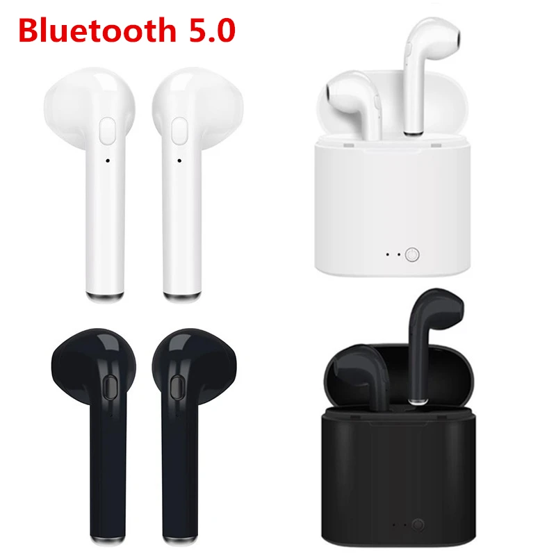 I7 I7S TWS Bluetooth 5 0 портативный Беспроводные наушники с зарядным боксом мини