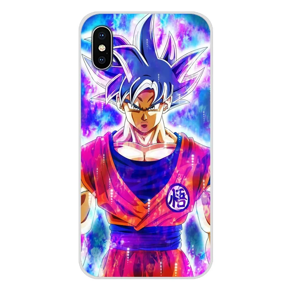Силиконовый чехол Ultra Instinct Vegeta vs son goku для Apple iPhone X XR XS MAX 4 4S 5 5S 5C SE 6 6S 7 8 Plus ipod touch |