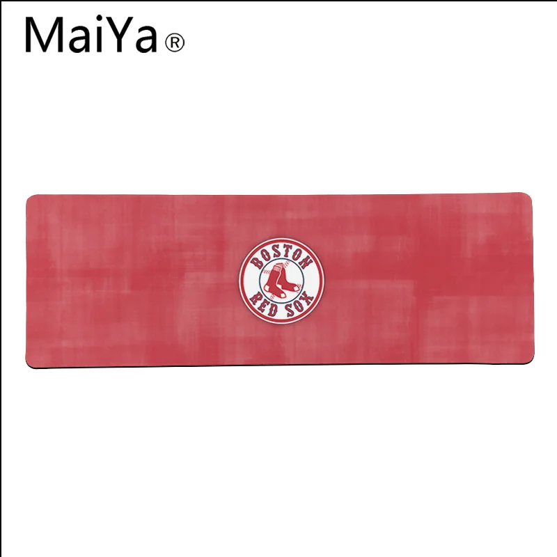Maiya высокое качество Boston Red Sox уникальный настольный коврик игровой коврик для мыши большой коврик для мыши клавиатуры коврик - Цвет: Lock Edge 40X90cm