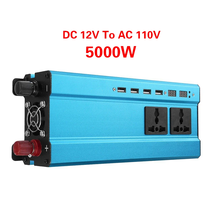 Автомобильный инвертор Onever 2000 Вт Чистая синусоида DC 24 В в AC 110 В/220 конвертер USB для