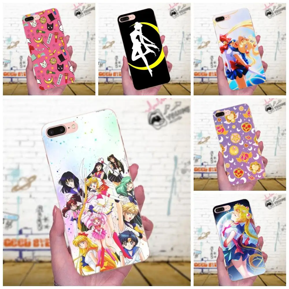 Сейлор Мун Аниме для LG Nexus 5 5X G2 G3 mini spirit G4 G5 G6 K4 K7 K8 K10 2017 V10 V20 V30 стилус мягкий