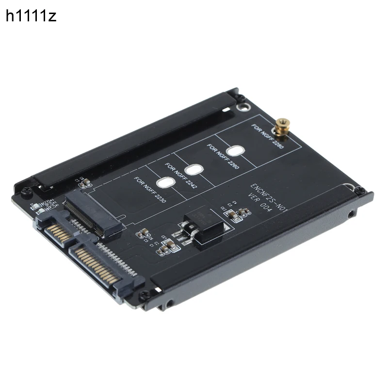 Черный Металлический Чехол B + M key M.2 NGFF SSD на 2 5 SATA 6 Гбит/с адаптер карта с корпусом