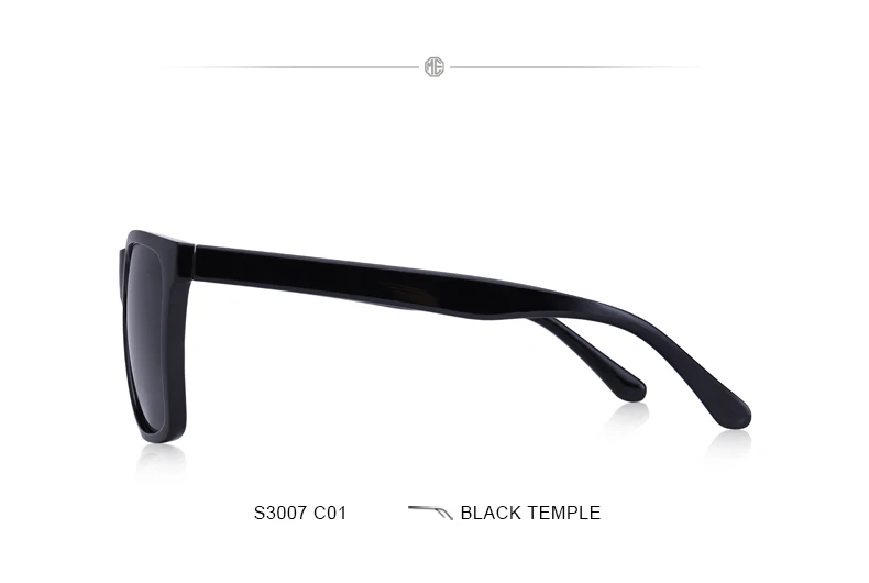 MERRY'S Men Polarized Sunglasses Male Driving Shades Classic Sun Glasses For Men Spuare Mirror Summer UV400 Oculos S3007