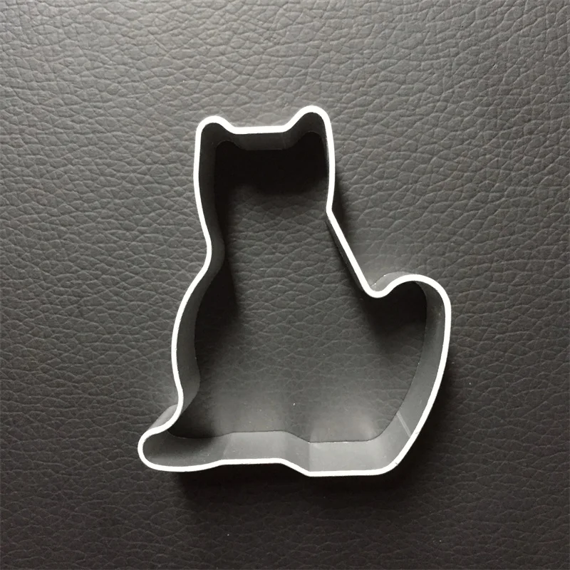 Новая форма для печенья в форме кота из алюминиевого сплава|cat shaped cookie cutter|cookie