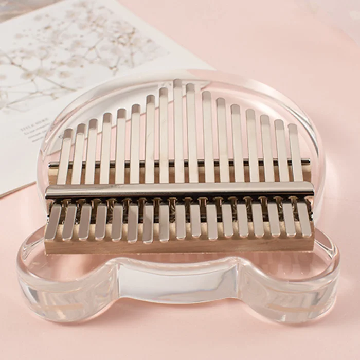 TOM Acrylic Kalimba Thumb Piano with 17 Keys Transparent Animal Model Crytal Clear Cartoon Shape Integrated Molding | Спорт и