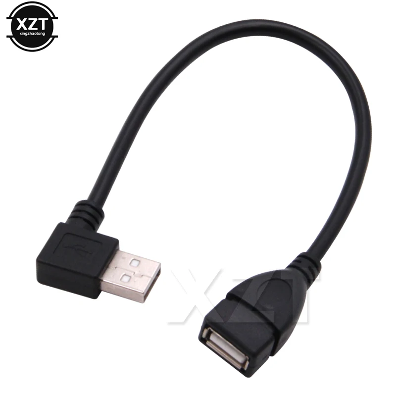USB 2 0 A штекер гнездо 90 Угловой фотокабель USB2.0 адаптер для