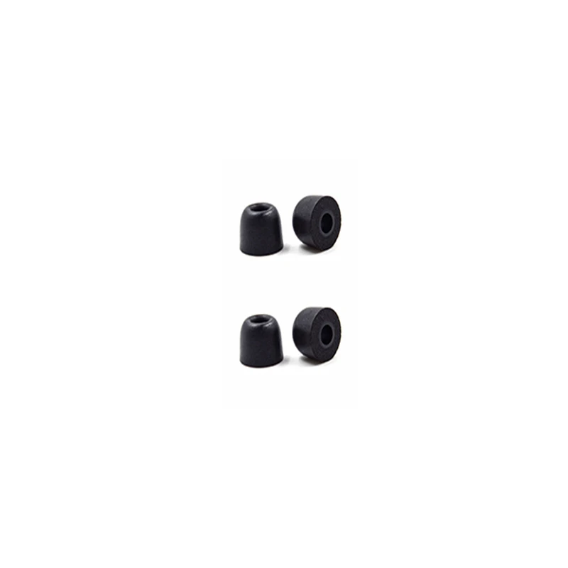 4Psc Black Наушники EKIND с эффектом памяти, вкладыши, вкладыши, губчатые наушники, накладки для ушей T400 для HUAWEI XIAOMI, спортивные наушники - Цвет: 4Psc Black