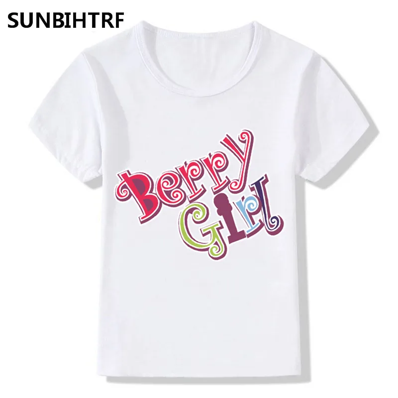 Дети Мода C Книги по искусству Ун слово Берри девушка Дизайн прикольные футболки