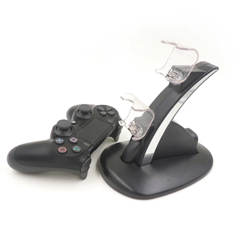 Новинка 2017 черный USB двойной PS4 зарядная док станция подставка держатель для