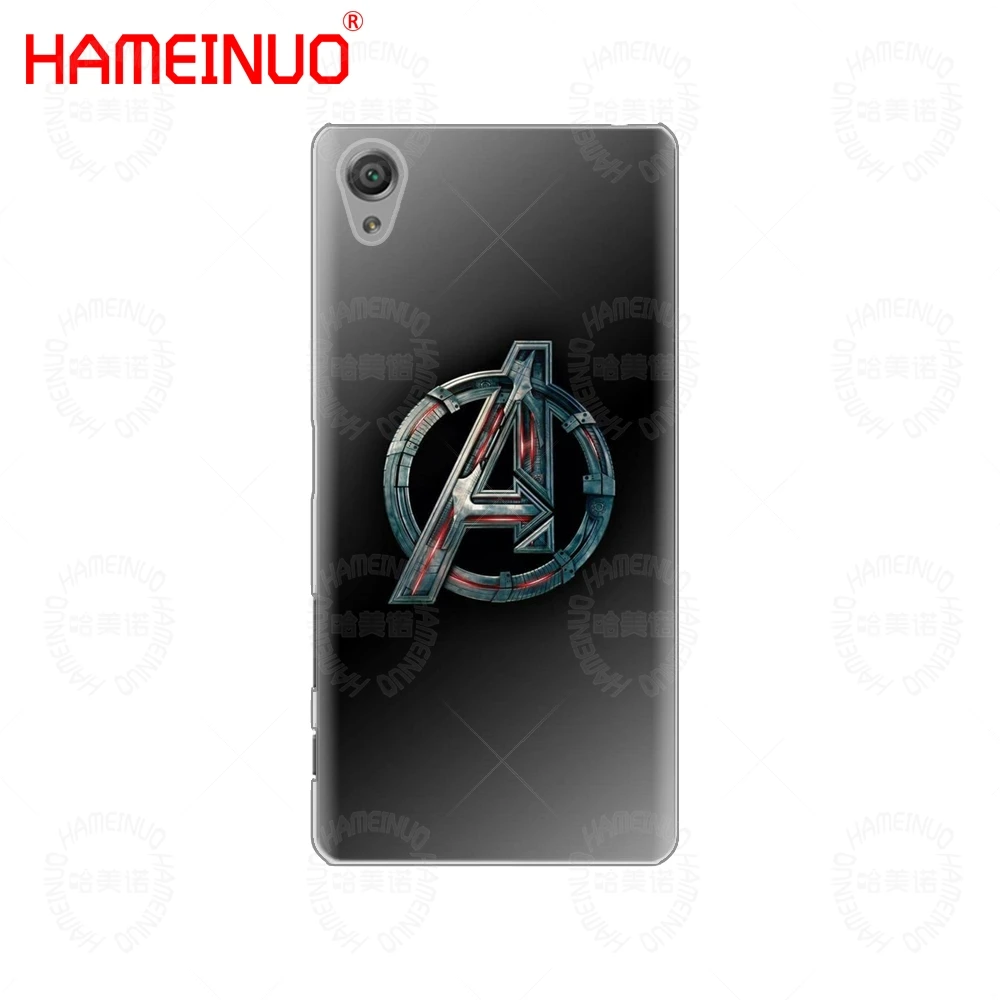 80390 HAMEINUO Мстители супер герой логотип Чехол для телефона для sony xperia z2 z3 z4 z5 mini plus aqua M4 M5 E4 E5 E6 C4 C5 - Цвет: 80390