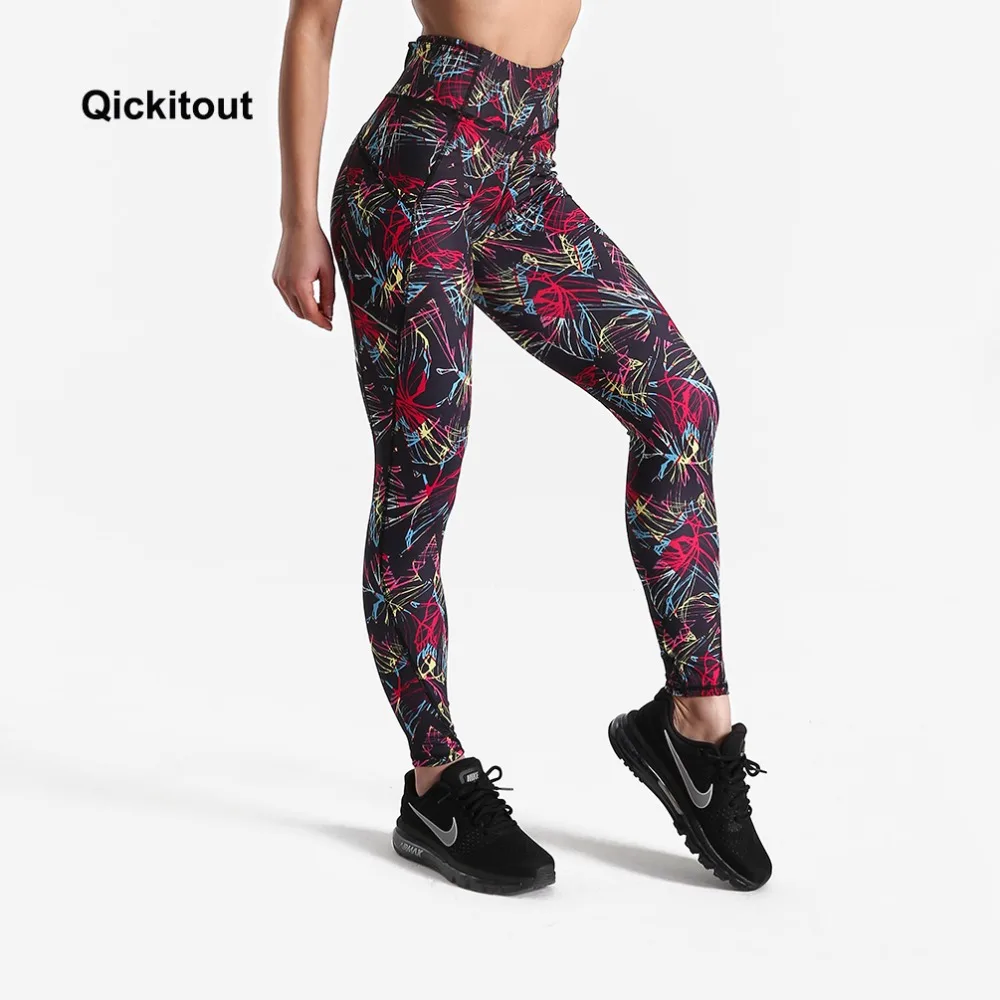 Леггинсы женские с высокой талией модные штаны для фитнеса пикантные спортивные