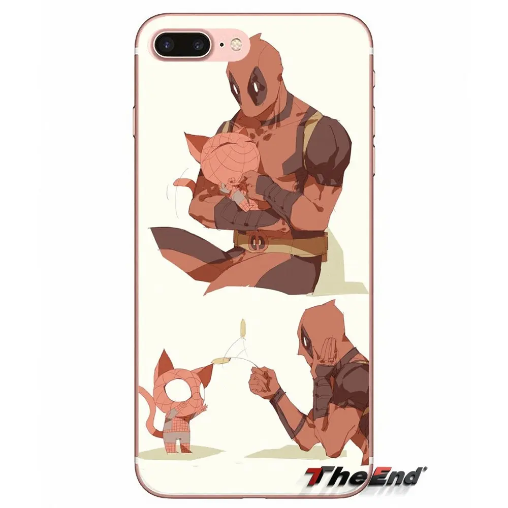 Чехол для телефона chibi dead pool Anime Deadpool Huawei G7 G8 Ascend P7 P8 P9 Lite Honor 4C 5X 5C 6X Mate 7 8 9 Y3 Y5 II Pro|case