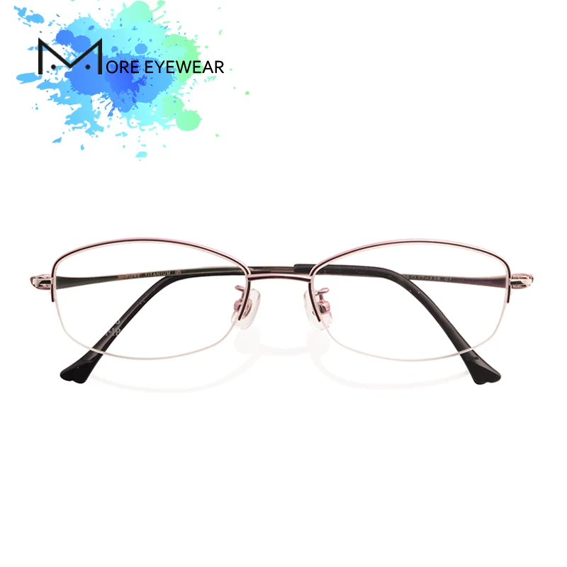 Women Titanium glasses Pure Prescription Glasses Optical Retro Frame Vintage Blue light blocking | Аксессуары для одежды