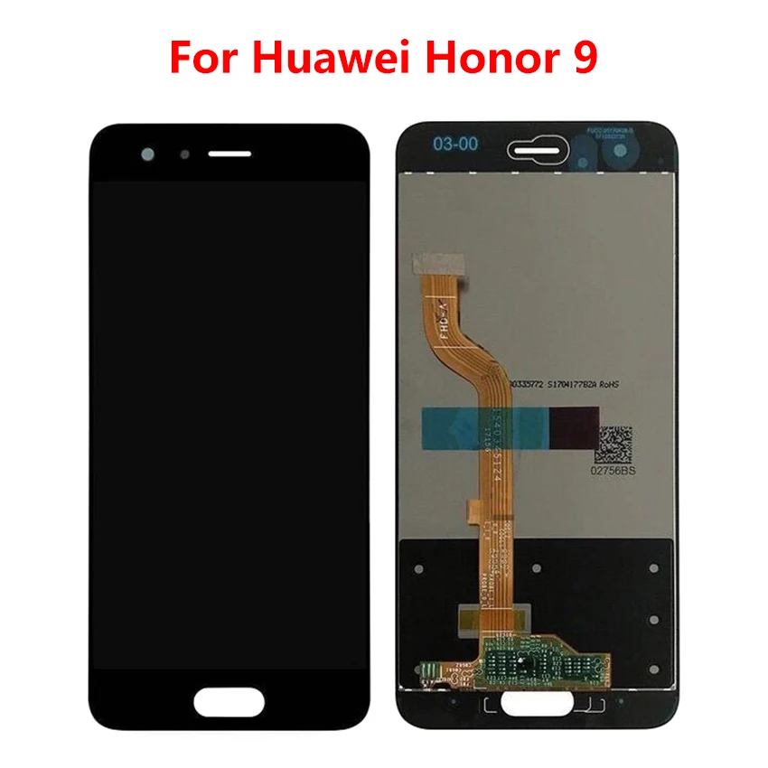 ЖК дисплей 5 15 дюйма для Huawei Honor 9 с сенсорной панелью и дигитайзером в сборе замены
