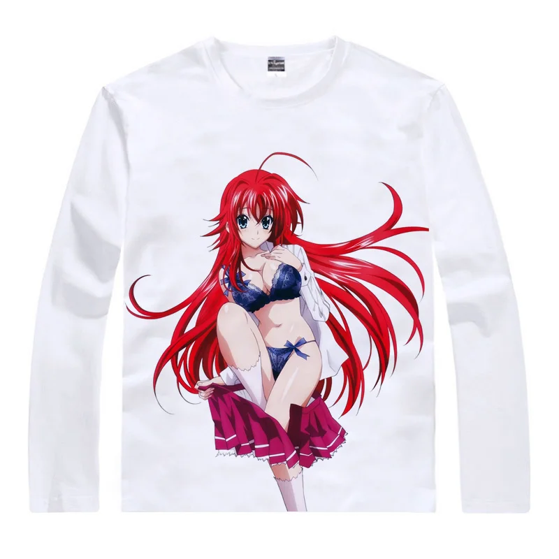 Style 6 Coolprint аниме рубашка школа DXD BorN футболки мульти-стиль длинный рукав Xenovia Quarta Akeno Himejima Косплей Motivs рубашки - Цвет: Style 6